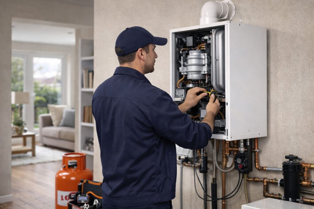 heating engineer reading